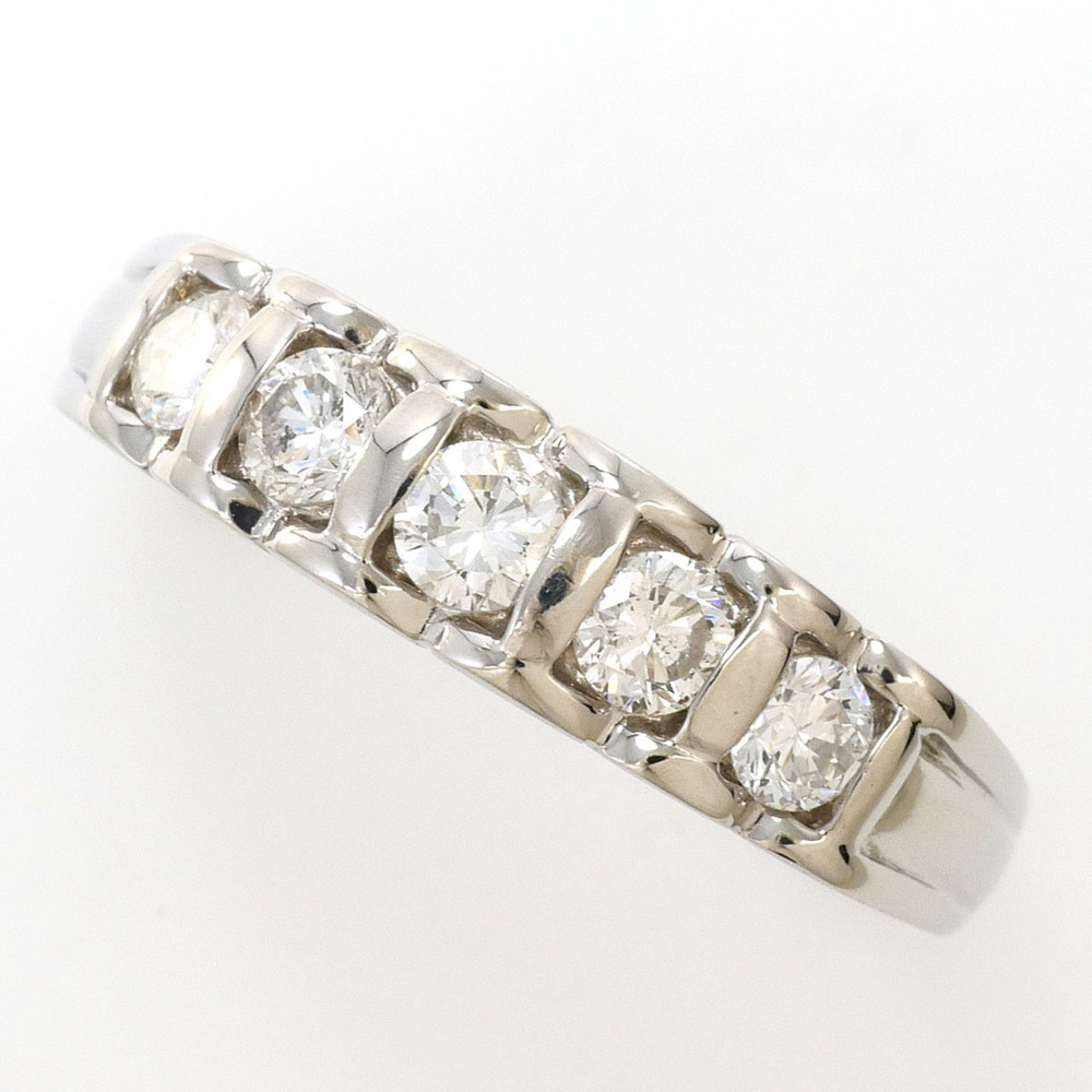 VINTAGE Silver Diamond Ring